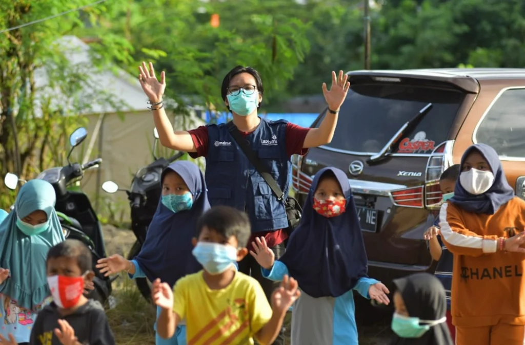 MDMC Beri Layanan Psikososial Anak-Anak Penyintas Gempa