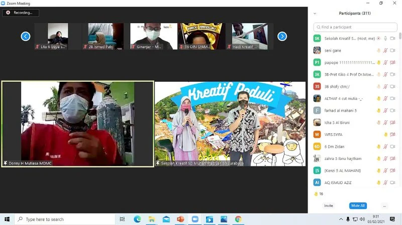 Kreatif Peduli ala SD Muhammadiyah 16 Surabaya