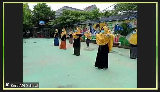 Senam Pagi Virtual ala Berlian School