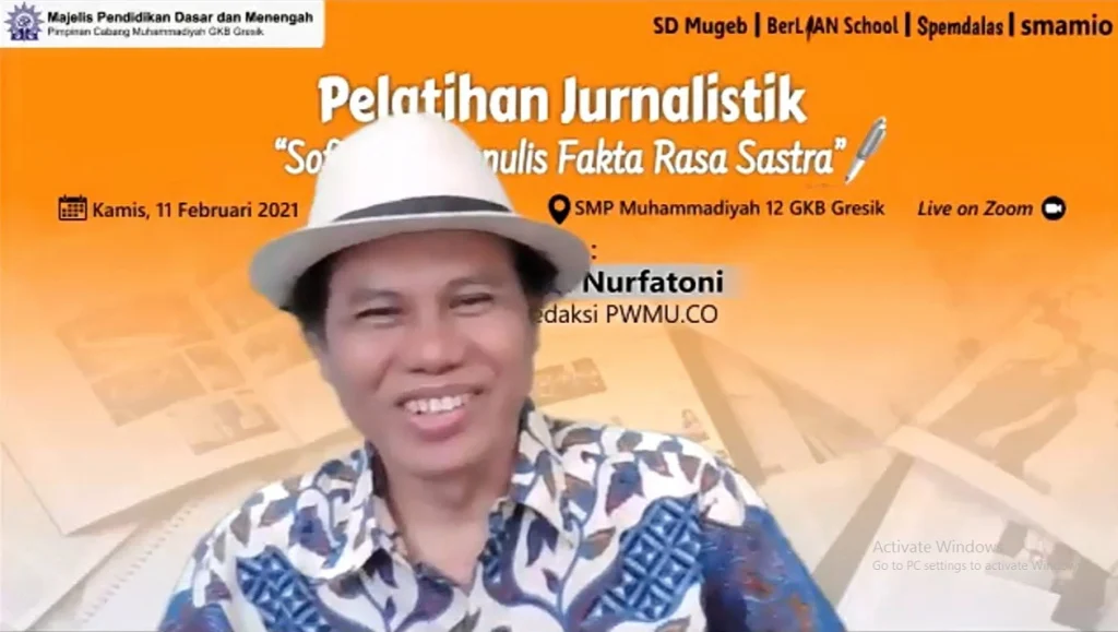 Motivasi Unik Menulis ala Pemred PWMU.CO