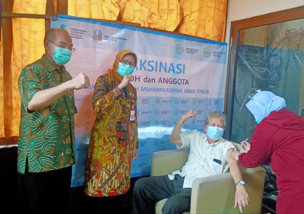 Pemerintah Harapkan Efek Domino Vaksinasi Tokoh Muhammadiyah Jatim