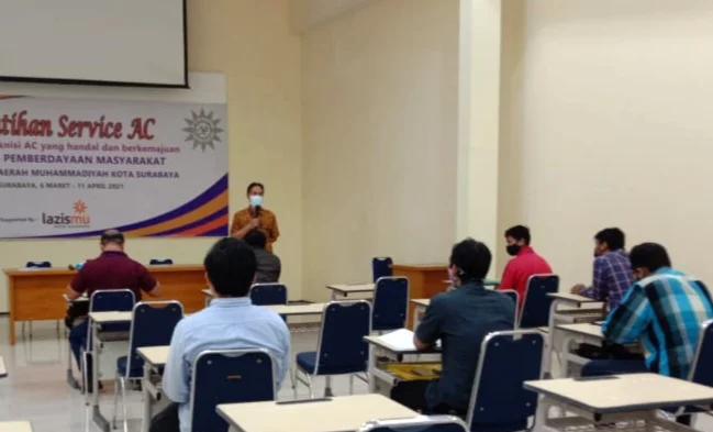 Pelatihan Service AC,  Cara MPM PDM Surabaya Beri Solusi