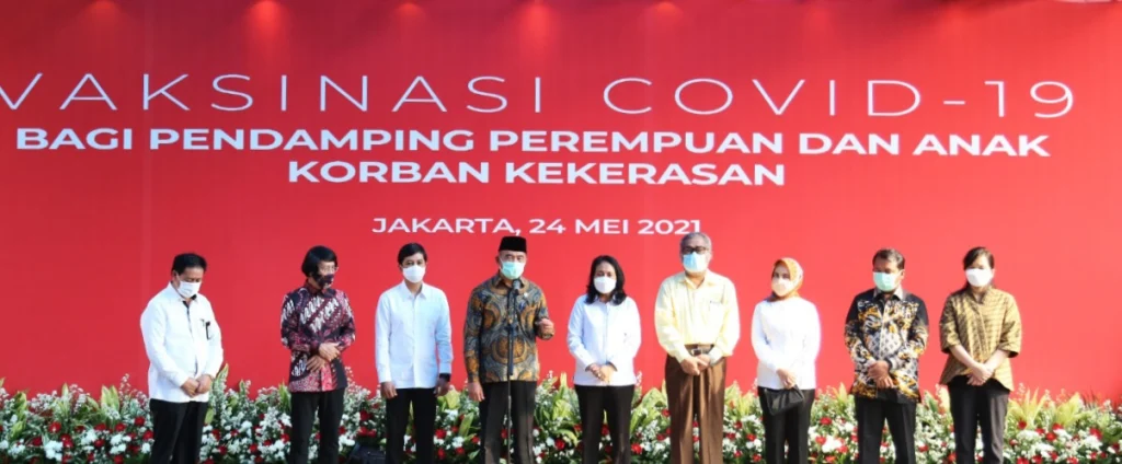 890 Aktivis Pendamping Perempuan dan Anak Korban Kekerasan Divaksin