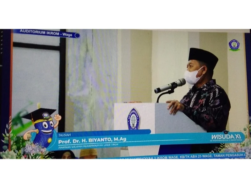 Guru Besar UINSA Hadiri Wisuda SDM 3 Ikrom Wage, Ini Pesannya