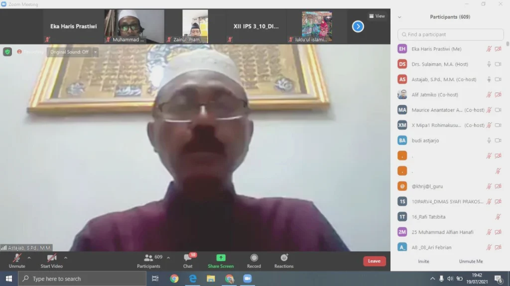 Smamda Surabaya Gelar Takbiran Virtual