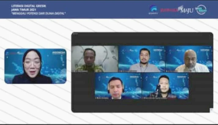 Jadi Pemateri Webinar Literasi Nasional, Ini Paparan Kepala Smamsatu