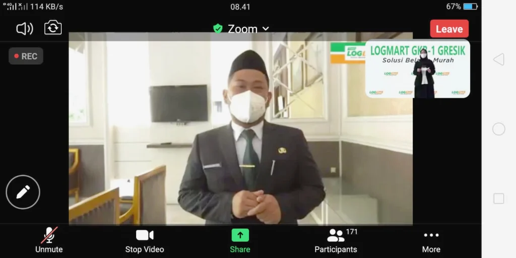 LOG-Mart GKB Dilaunching, Begini Harapan Bupati Gresik