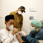 Menko PMK Cek Vaksinasi Santri dan Disabilitas