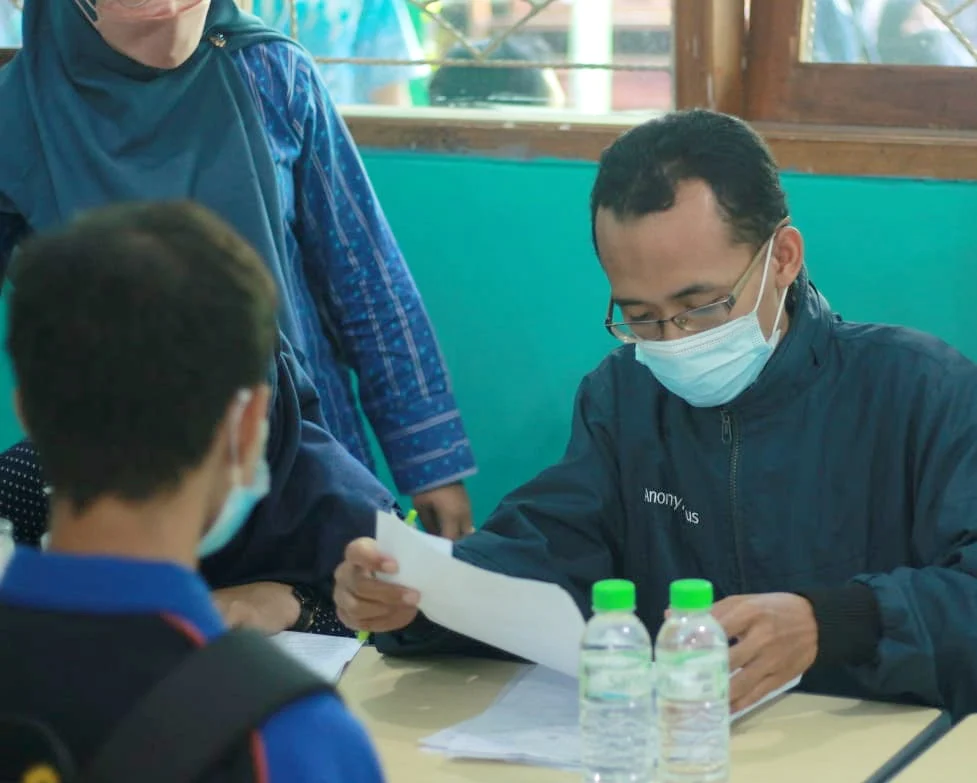 SMK Muda Surabaya Gandeng Puskesmas Gelar Vaksinasi