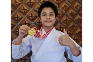 Siswa SMPM PK Kottabarat Raih Medali Emas Karate Intenasional
