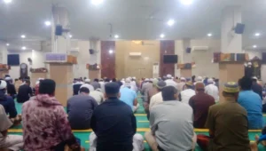 Megahnya Shalat Subuh di Masjid Al-Jihad Banjarmasin