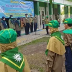 Upacara Milad Bikin Siswa SD Almadany Bergetar