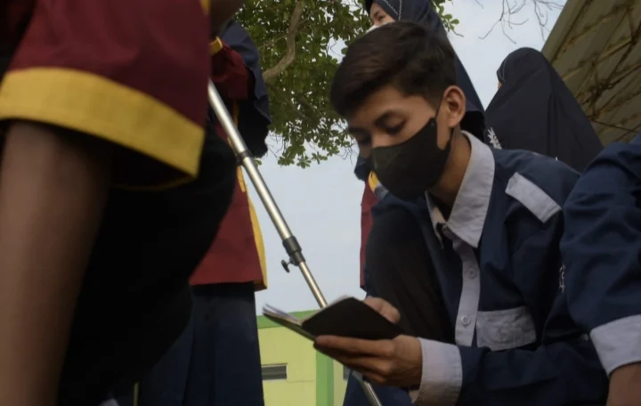 Berkesan, Santri Karangasem Praktik Rukyatul Hilal