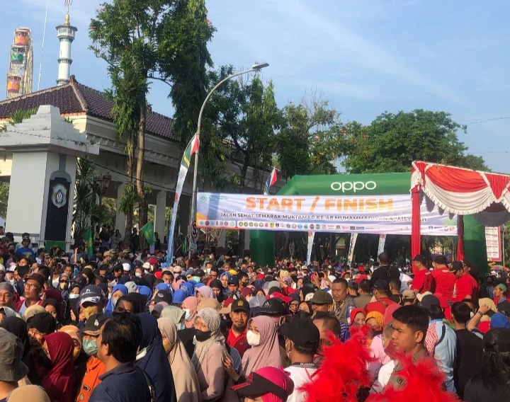 Jalan Sehat PDM Lamongan Usai, Inilah Evaluasi Peserta