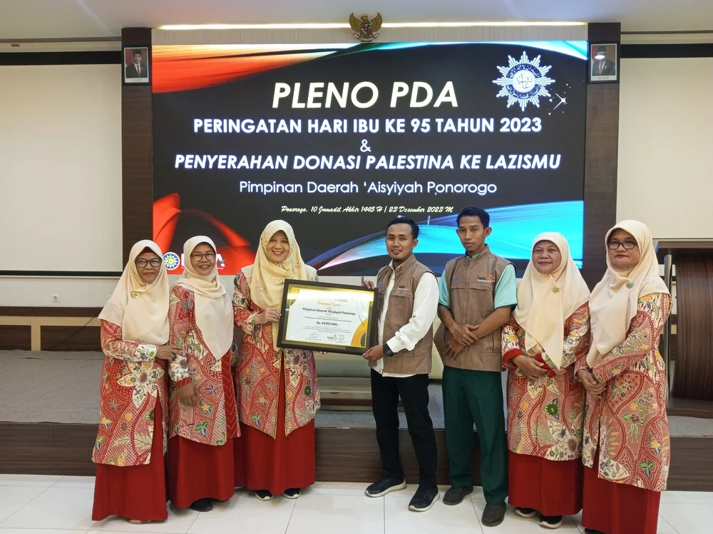 Aisyiyah Ponorogo Salurkan Donasi Rp 69 Juta untuk Palestina melalui Lazismu