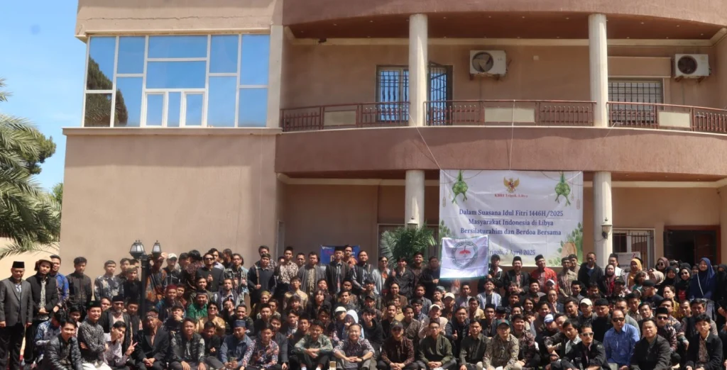 Mahasiswa Indonesia di Tripoli dan Zliten Ikuti Halalbihalal ke KBRI Libya