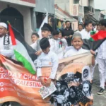 Suasana Haru Selimuti Pawai dan Drama Teatrikal SD Muhlas dalam Aksi Solidaritas Bela Palestina