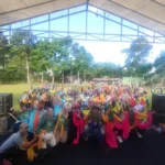 Selendang Banyuwangi Warnai Senam Pagi Family Gathering ke-13 PWM Jatim