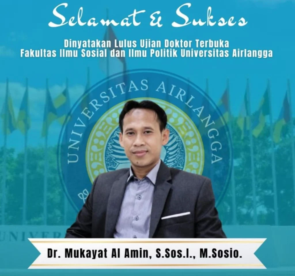 Mukayat Al Amin Kader Muhammadiyah dan Dosen UM Surabaya Meraih Gelar Doktor