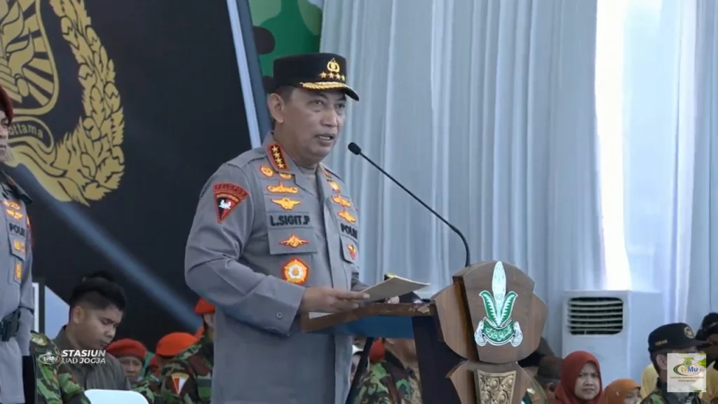 Hadiri Apel Akbar Kokam 2025, Kapolri Puji Militansi Kader Pemuda Muhammadiyah