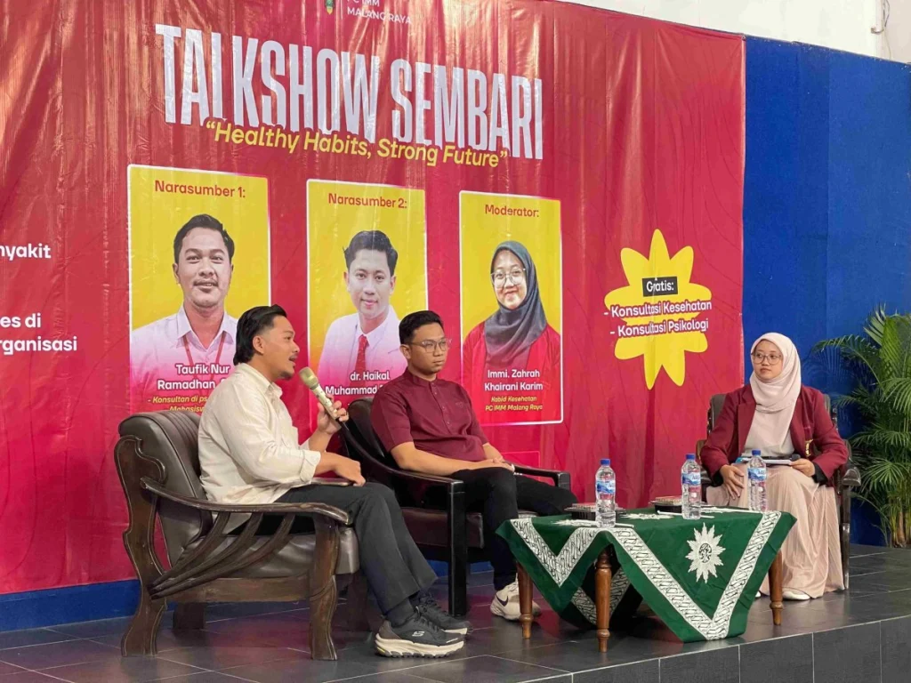 Talkshow Sembari: Tekankan Pentingnya Gaya Hidup Sehat untuk Masa Depan Mahasiswa