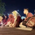 IMM Gelar Malam Berkabung Korban Tembakan Polisi di Monumen Perjuangan Polri