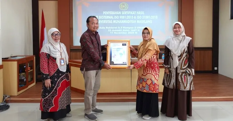 UNIMMA Raih Sertifikasi ISO 9001:2015 dan ISO 21001:2018, Tegaskan Komitmen Mutu Pendidikan Internasional