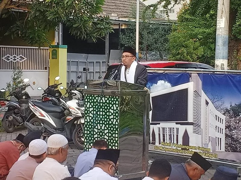 Penguatan Tauhid, Pesan Khotbah Shalat Id di Driyorejo