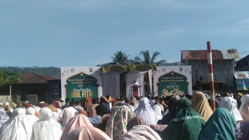 Lebaran di Kampung, Ini Pesan Khotib Idul Fitri