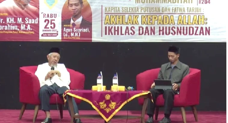 Pengajian Tarjih Bahas Makna Ikhlas: Baik kepada Allah Berdampak pada Sesama