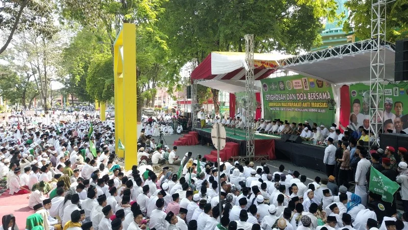 Istighosah Tolak Maksiat Digelar NU-Muhammadiyah Lumajang