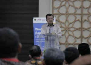 Hadiri Rakernas Masjid Kampus, Ini yang Dibicarakan JK
