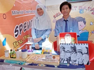 Sekolah Ikuti Pameran Kenalkan Produk Sabun Kecantikan