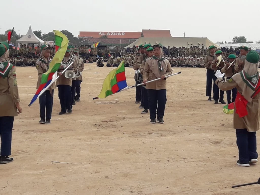 Jambore Hizbul Wathan Dimeriahkan 7 Grup Drumband dan Ribuan Pandu