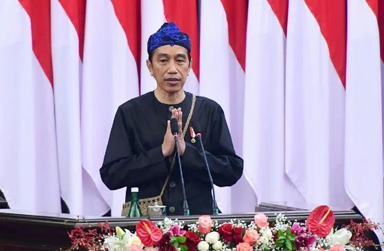 Pakaian Badui Jokowi