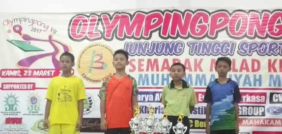 Olympingpong Selalu Lahirkan Juara Baru, Kali Ini Diborong Surabaya