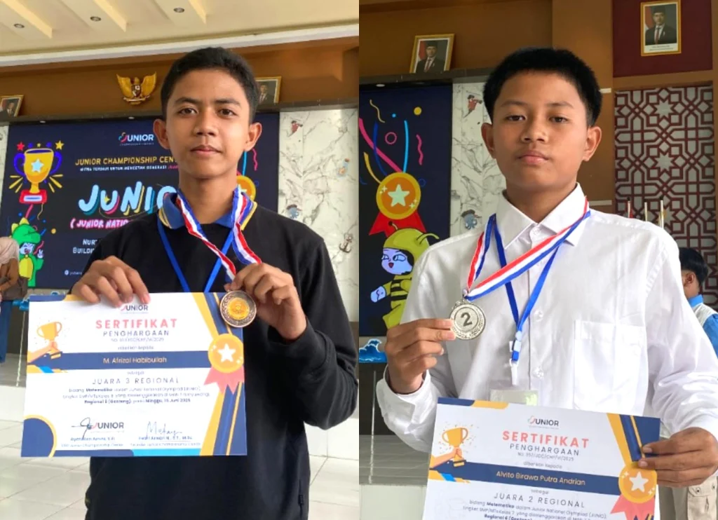 Dua Santri MBS Al-Hikmah Gambiran Sabet Juara Olimpiade Matematika di JUNIO 2025
