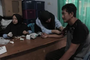 Mahasiswa Datang Buka Layanan Kesehatan Gratis di Desa Sumberoto