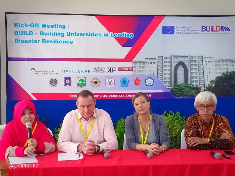 UAD Terima Dana Hibah dari Erasmus+ untuk Mitigasi Bencana