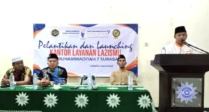SMP Mutu Launching Kantor Layanan Lazismu, Pertama di AUM Pendidikan Surabaya