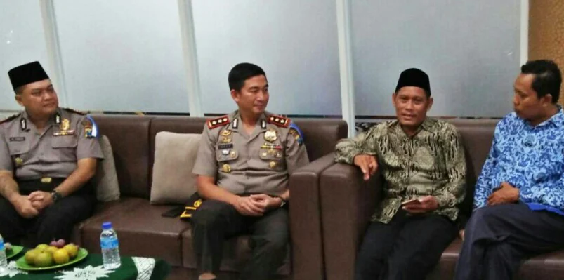 Kapolres Gresik Kunjungi Gedung Dakwah Muhammadiyah, Jelaskan Gajahmada dan Go Sigap