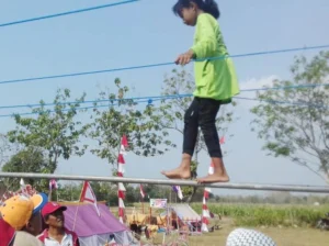 Petualang Cilik Bebaskan Putri Raja di Sarang Penyamun Masuk di Perkemahan Hari Pramuka