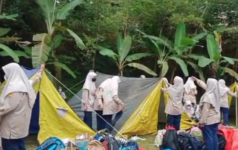 Kemah Latpansar Awali Masuk Sekolah di Smamda