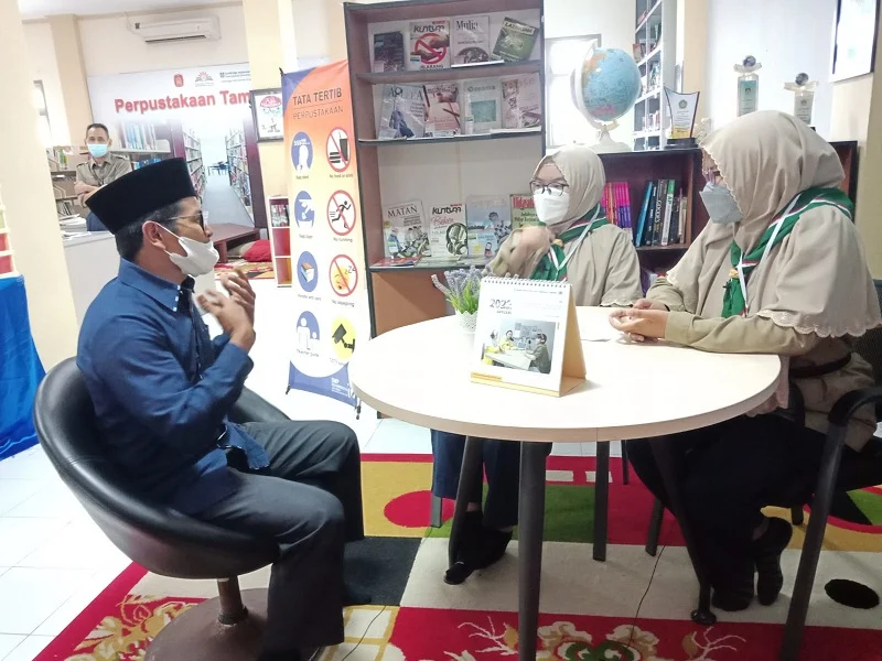 Spemdalas Dikunjungi SMP Muhipa Sumatera Barat