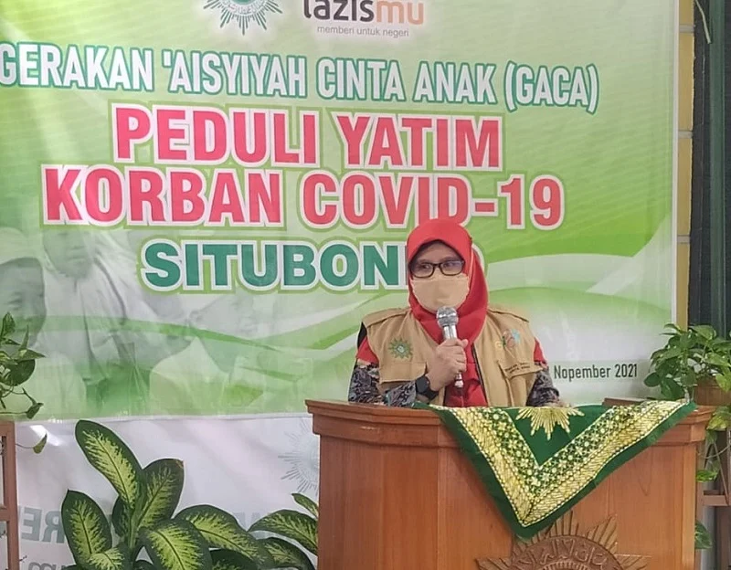 Aisyiyah Jatim Peduli Yatim Korban Covid-19 Situbondo