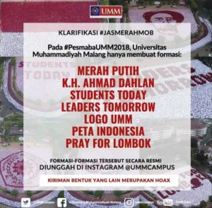 Ada Hoax yang Menumpang Viral Jas Merah Mob “Pray for Lombok”, Ini Penjelasan dari UMM