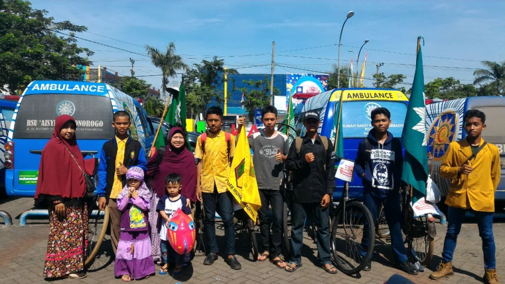 Pasukan Ontel IPM dari Jember Itu Sudah Tiba di Bangkalan, Inilah Suka Dukanya