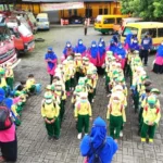 Kunjungi Damkar, Begini Kehebohan Siswa ABA Kaliwates