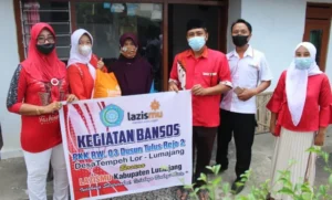 Lazismu Lumajang Gandeng PKK Tebar Sembako
