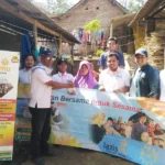 Sapi dan Kambing Lazismu Dibagikan ke Masyarakat Kalipare